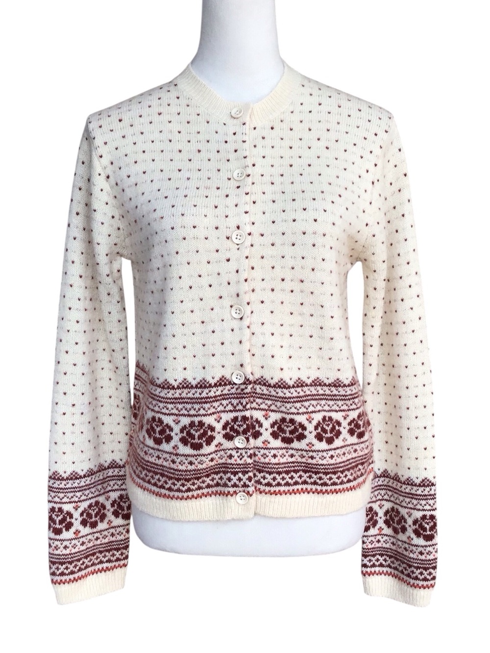 Ines De La Fressange Paris Wool Blend Cardigan NEW
